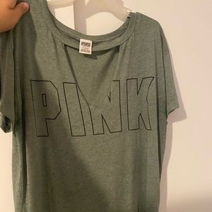 Cut out campus tee
